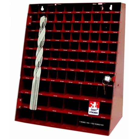 Velký prodejní box s vrtáky CZ002HSS 01,00-13,00mm 860 kusů