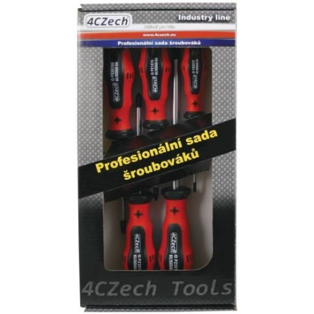 Set of screwdrivers PZ, 5 pcs, profi, cardboard box