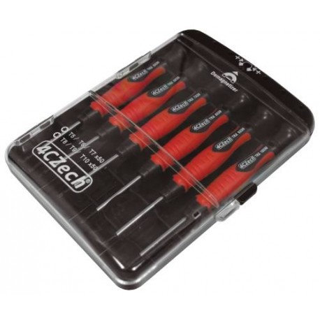 Set of screwdrivers TORX, 6 pcs, MICRO profi line