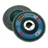 Grinder flap disc diam. 115 mm zirconium gr.120 for stainless steel, diagonal 20 pcs per pack