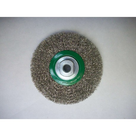 Brush: 125xM14 single-row, Tech. descr.: corrugated stainless steel 0.30 mm