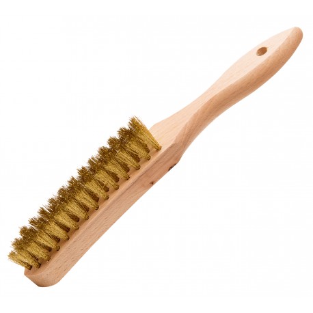 Brush: Four-row, Tech. descr.: corrugated brass 0.20 mm
