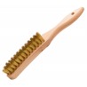 Brush: Four-row, Tech. descr.: corrugated brass 0.25 mm
