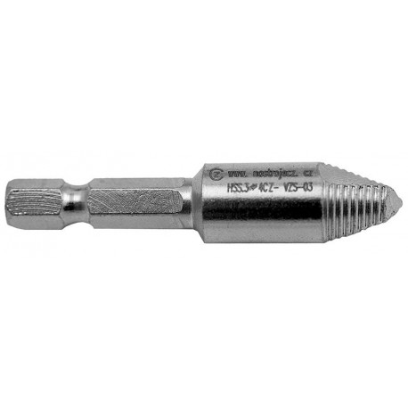 Damaged screw extractor with a drill n.2 (54.0x 12.0x 10.0x6.4)